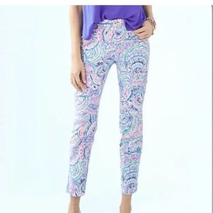 NWT Lilly Pulitzer Kelly High Rise Skinny Ankle